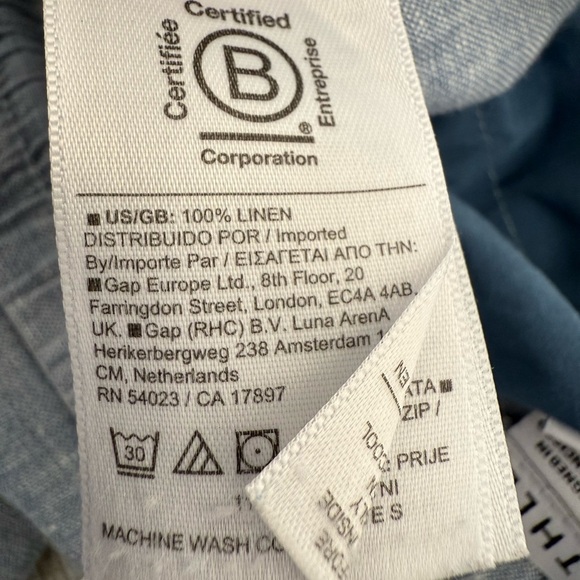 Athleta Sky Blue Retreat Linen Jogger (Size:16) - Picture 10 of 11